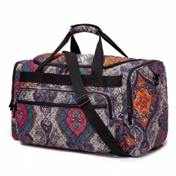 Boho Weekender Bag Platnena Putna Torba