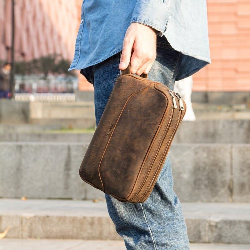 Muška Kožna Torba Dopp Kit